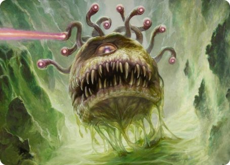 Beholder Art Card [Dungeons & Dragons: Adventures in the Forgotten Realms Art Series] | Jomio and Rueliete's Cards and Comics