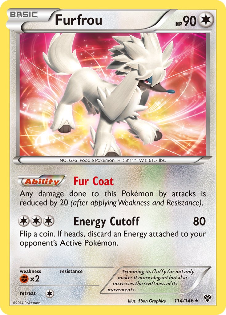 Furfrou (114/146)(Cosmos Holo) (Blister Exclusive) [XY: Base Set] | Jomio and Rueliete's Cards and Comics