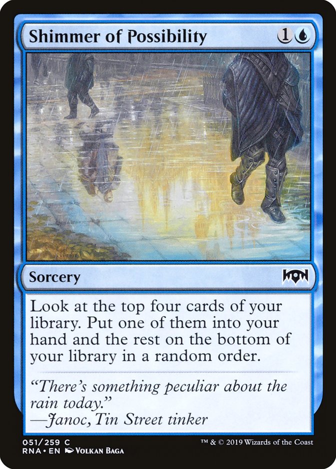 Shimmer of Possibility [Ravnica Allegiance] | Jomio and Rueliete's Cards and Comics