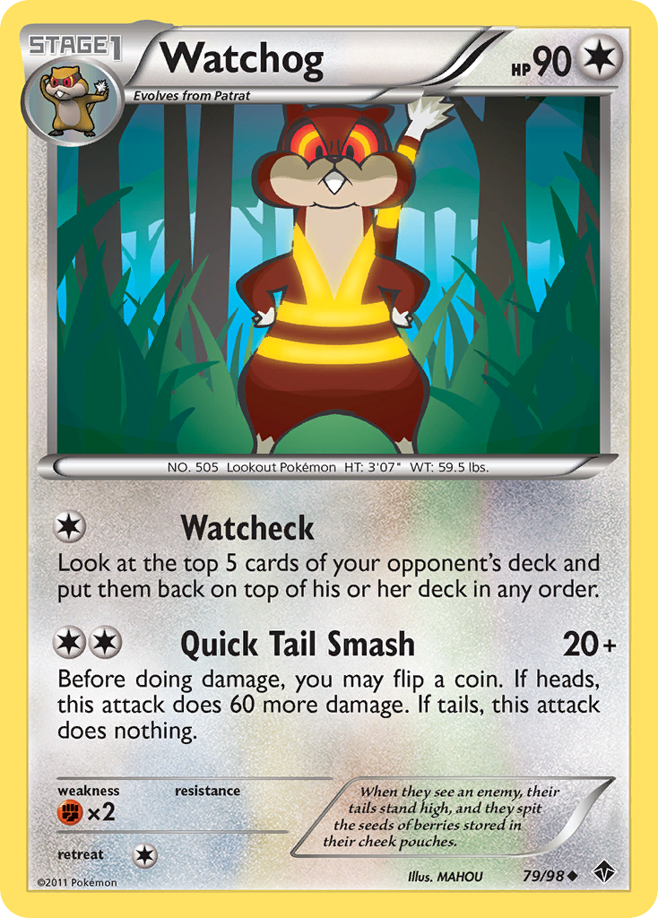 Watchog (79/98) [Black & White: Emerging Powers] | Jomio and Rueliete's Cards and Comics