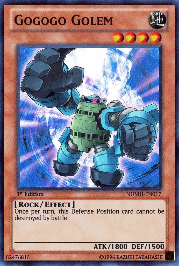 Gogogo Golem [NUMH-EN017] Super Rare | Jomio and Rueliete's Cards and Comics