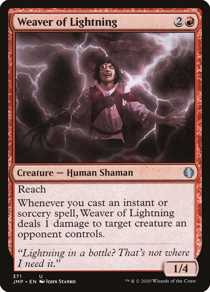 Weaver of Lightning [Jumpstart] | Jomio and Rueliete's Cards and Comics