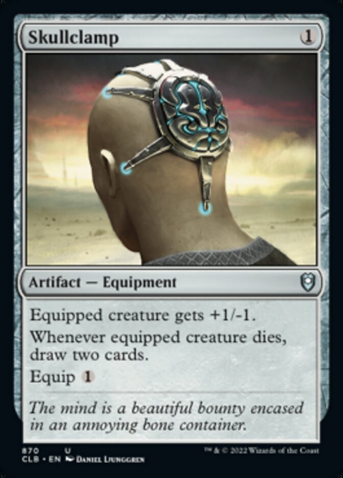 Skullclamp [Commander Legends: Battle for Baldur's Gate] | Jomio and Rueliete's Cards and Comics