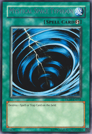 Mystical Space Typhoon (Silver) [DL09-EN014] Rare | Jomio and Rueliete's Cards and Comics