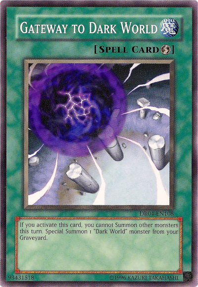 Gateway to Dark World [DR04-EN108] Common | Jomio and Rueliete's Cards and Comics