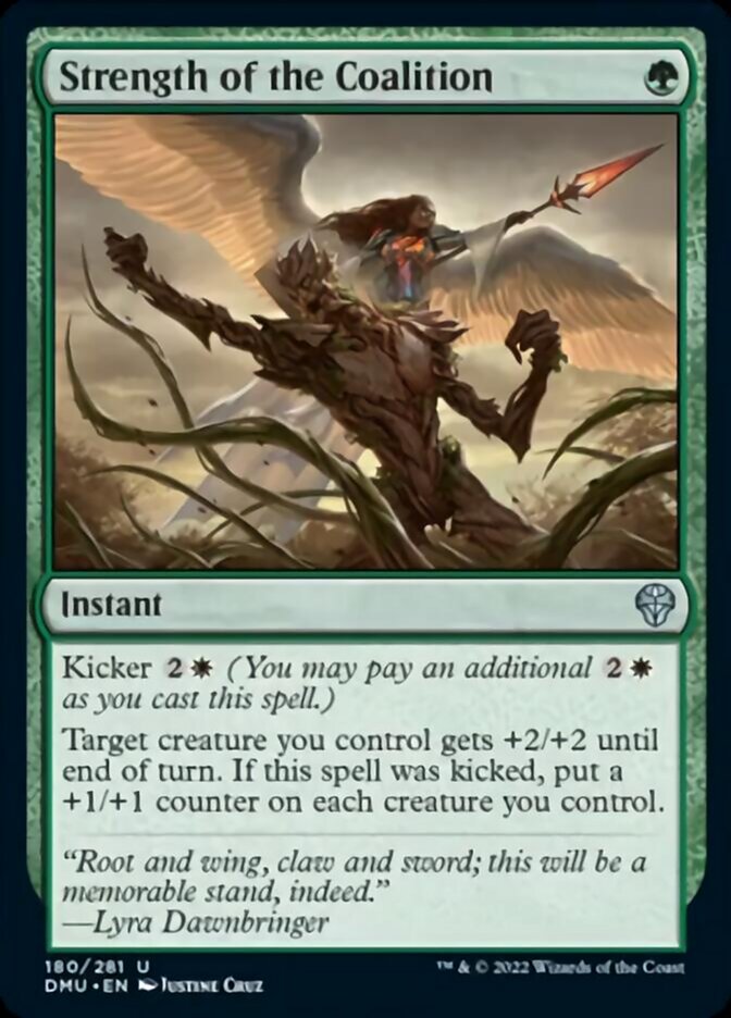 Strength of the Coalition [Dominaria United] | Jomio and Rueliete's Cards and Comics