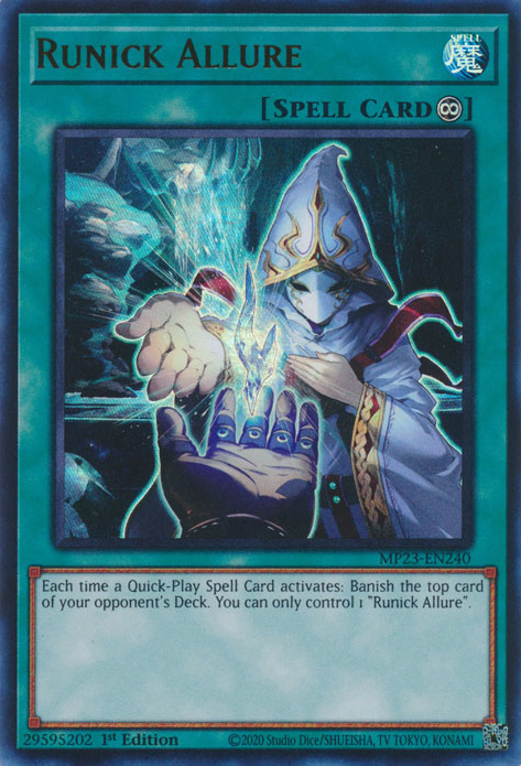 Runick Allure [MP23-EN240] Ultra Rare | Jomio and Rueliete's Cards and Comics