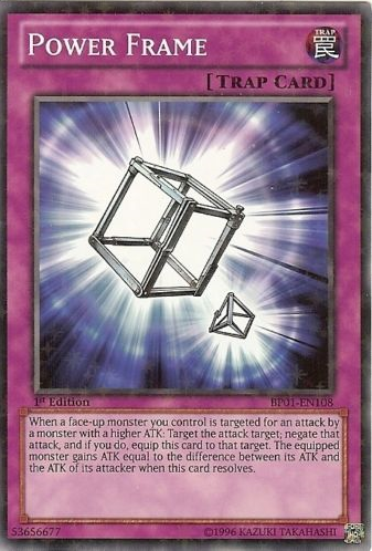 Power Frame [BP01-EN108] Starfoil Rare | Jomio and Rueliete's Cards and Comics