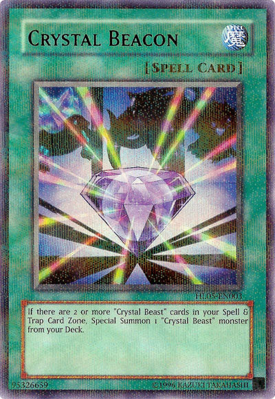 Crystal Beacon [HL05-EN003] Parallel Rare | Jomio and Rueliete's Cards and Comics