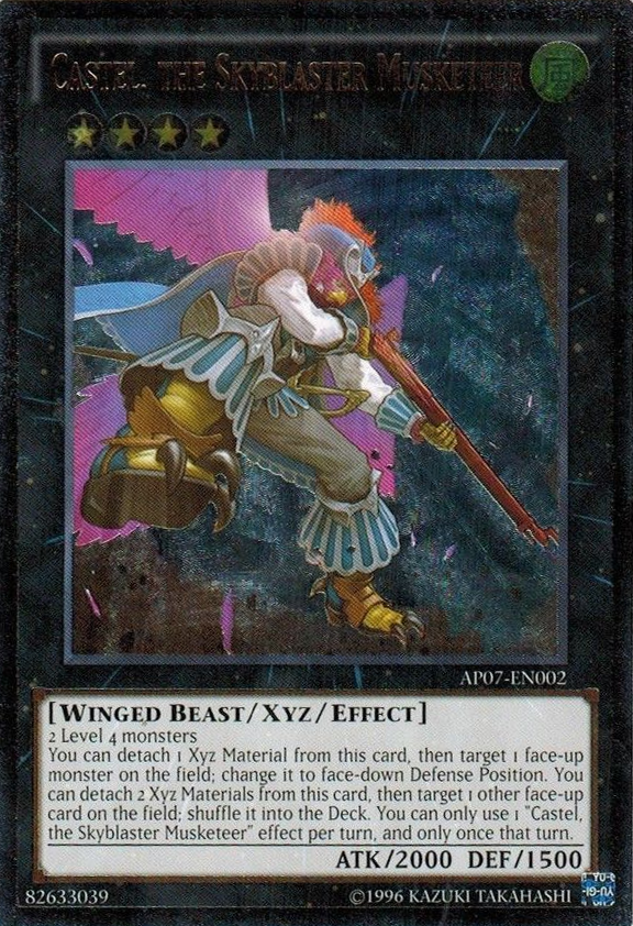 Castel, the Skyblaster Musketeer [AP07-EN002] Ultimate Rare | Jomio and Rueliete's Cards and Comics
