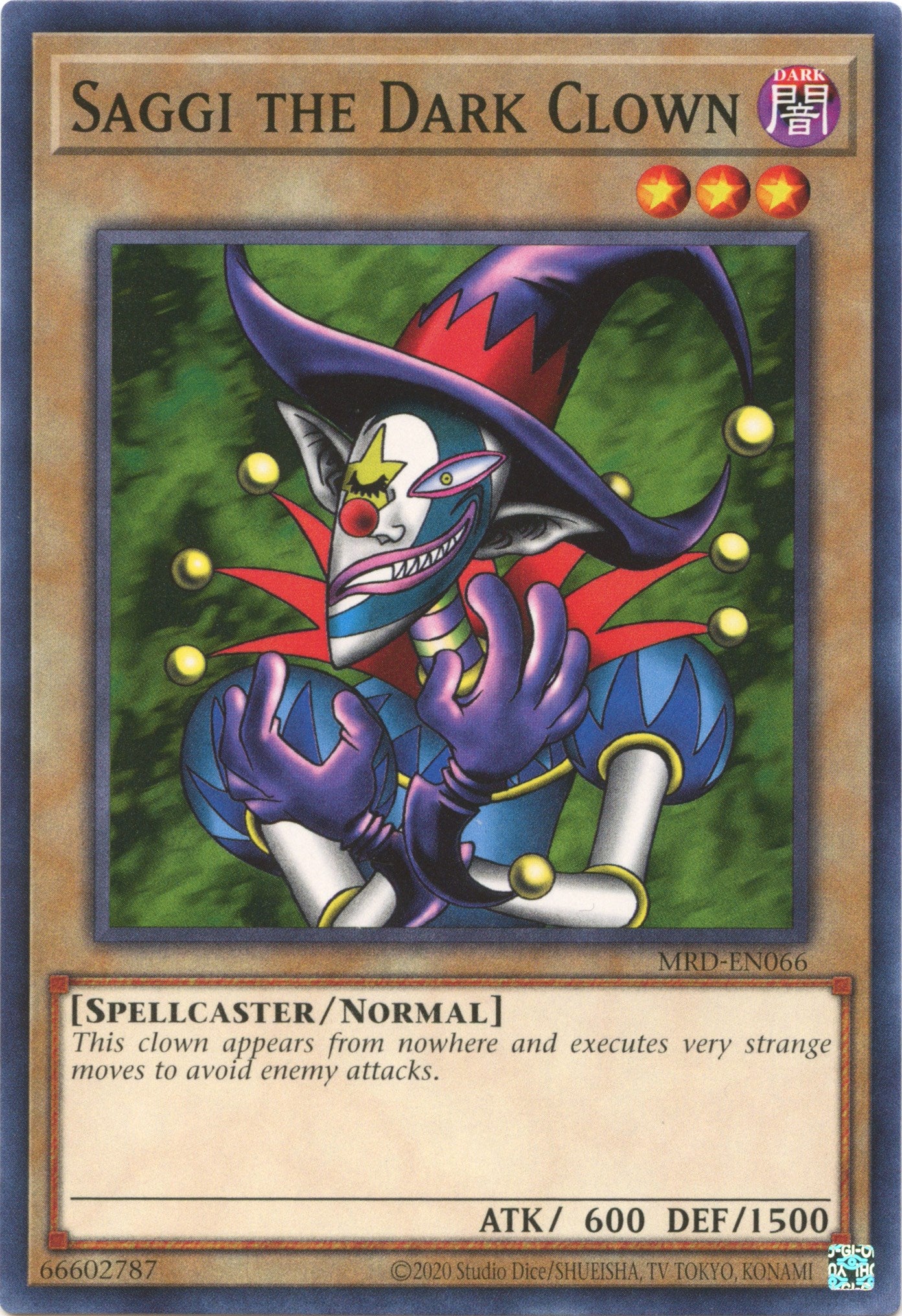 Saggi the Dark Clown (25th Anniversary) [MRD-EN066] Common | Jomio and Rueliete's Cards and Comics