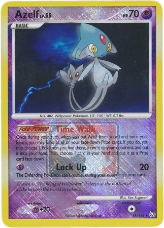 Azelf (19/146) (League Promo) [Diamond & Pearl: Legends Awakened] | Jomio and Rueliete's Cards and Comics