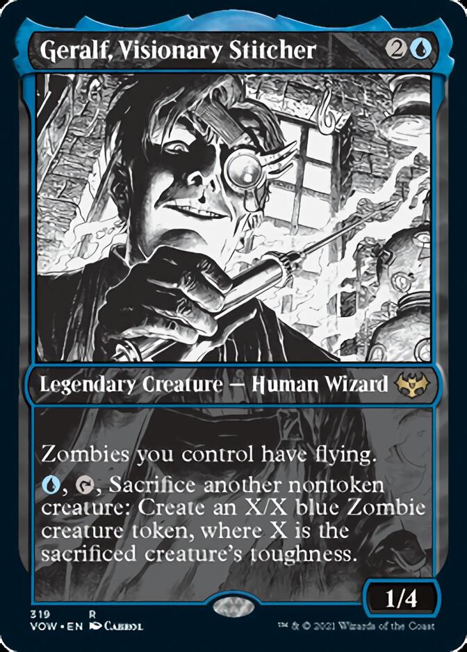 Geralf, Visionary Stitcher (Showcase Eternal Night) [Innistrad: Crimson Vow] | Jomio and Rueliete's Cards and Comics