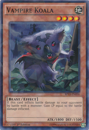 Vampire Koala (Shatterfoil) [BP03-EN094] Rare | Jomio and Rueliete's Cards and Comics