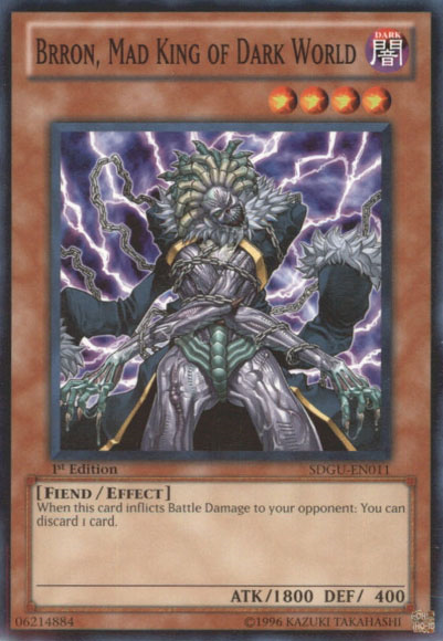 Brron, Mad King of Dark World [SDGU-EN011] Common | Jomio and Rueliete's Cards and Comics
