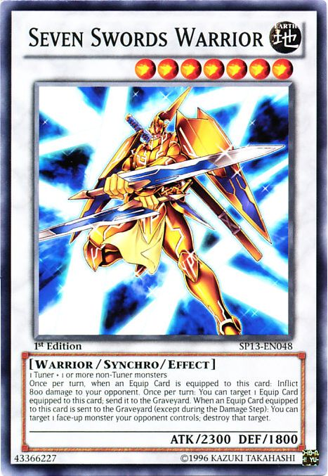 Seven Swords Warrior [SP13-EN048] Common | Jomio and Rueliete's Cards and Comics