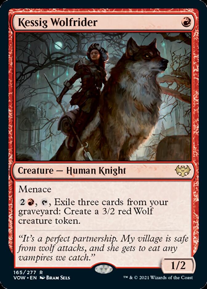 Kessig Wolfrider [Innistrad: Crimson Vow] | Jomio and Rueliete's Cards and Comics