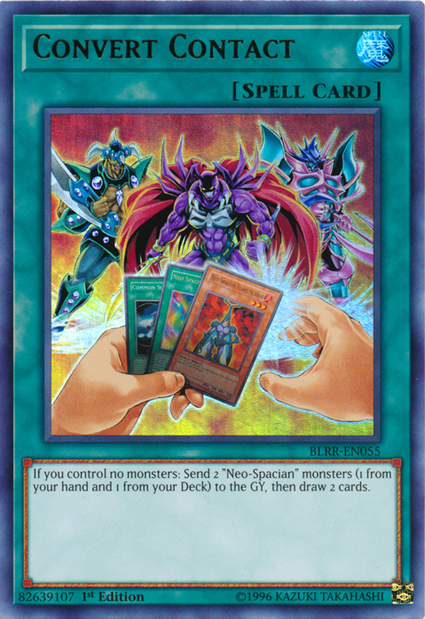 Convert Contact [BLRR-EN055] Ultra Rare | Jomio and Rueliete's Cards and Comics