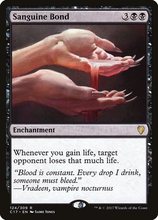 Sanguine Bond [Commander 2017] | Jomio and Rueliete's Cards and Comics