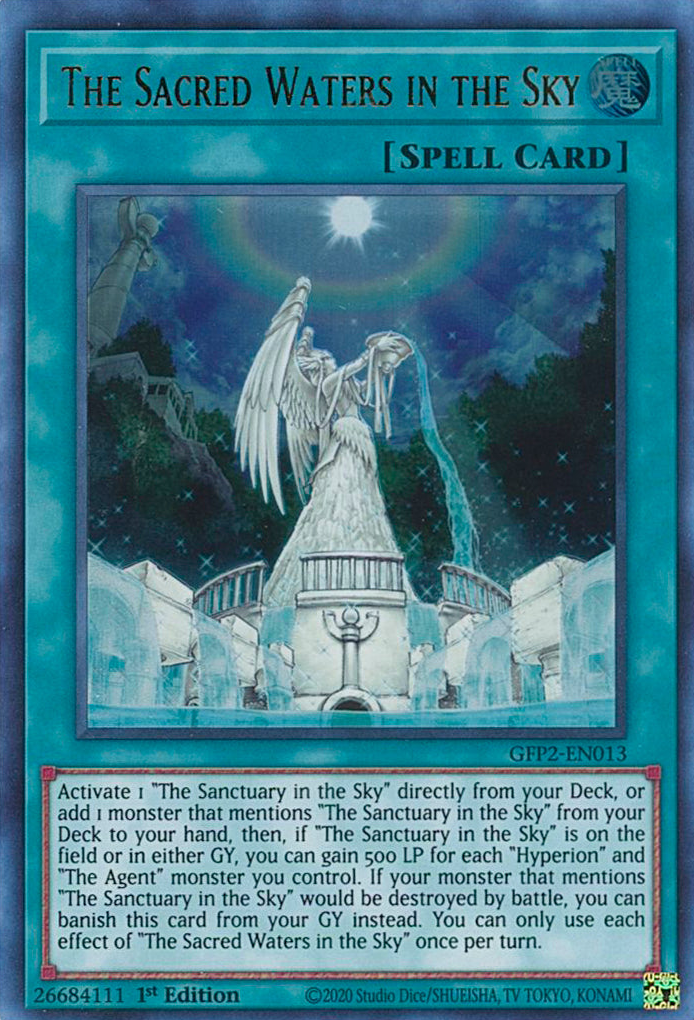 The Sacred Waters in the Sky [GFP2-EN013] Ultra Rare | Jomio and Rueliete's Cards and Comics