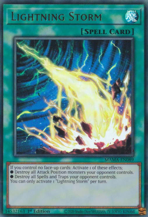 Lightning Storm [MAMA-EN089] Ultra Rare | Jomio and Rueliete's Cards and Comics