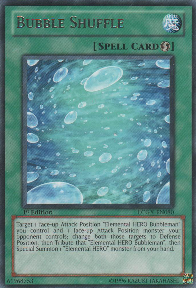 Bubble Shuffle [LCGX-EN080] Rare | Jomio and Rueliete's Cards and Comics
