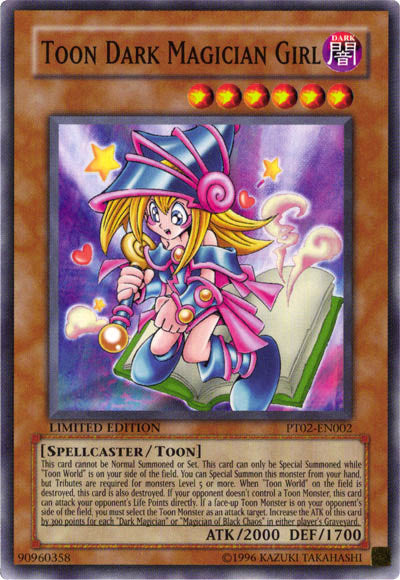 Toon Dark Magician Girl [PT02-EN002] Common | Jomio and Rueliete's Cards and Comics