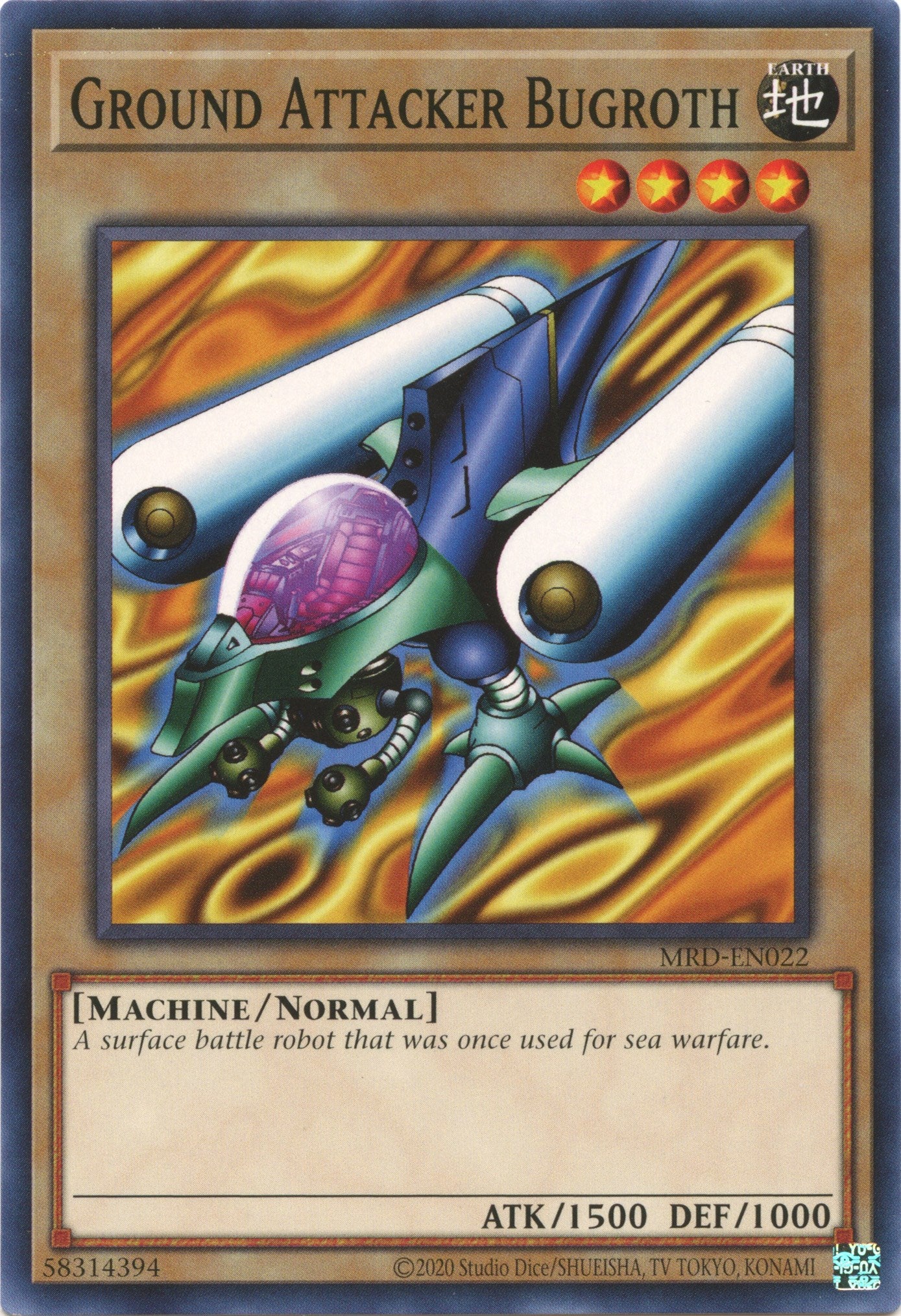 Ground Attacker Bugroth (25th Anniversary) [MRD-EN022] Common | Jomio and Rueliete's Cards and Comics