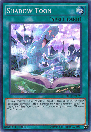 Shadow Toon [DRL2-EN025] Super Rare | Jomio and Rueliete's Cards and Comics