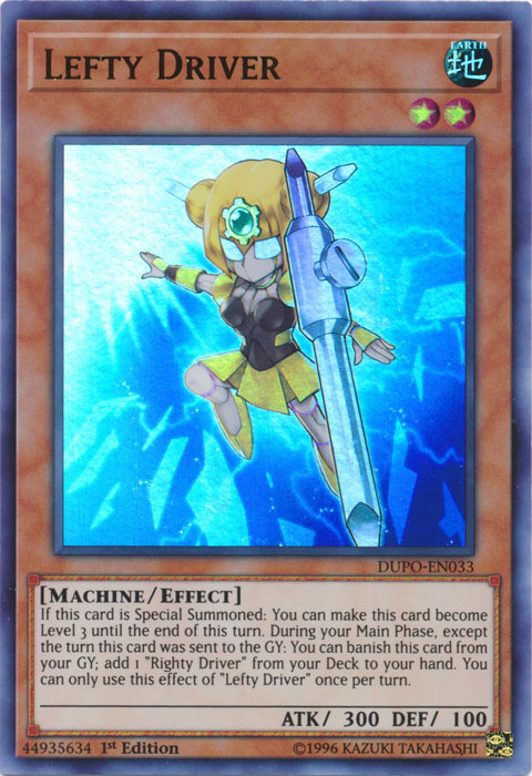 Lefty Driver [DUPO-EN033] Ultra Rare | Jomio and Rueliete's Cards and Comics