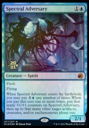 Spectral Adversary [Innistrad: Midnight Hunt Prerelease Promos] | Jomio and Rueliete's Cards and Comics