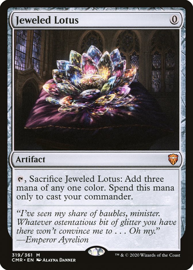 Jeweled Lotus [Commander Legends] | Jomio and Rueliete's Cards and Comics