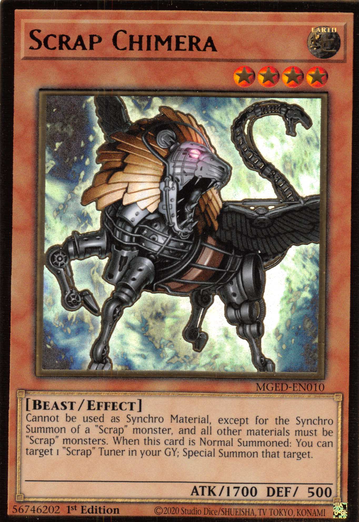 Scrap Chimera [MGED-EN010] Gold Rare | Jomio and Rueliete's Cards and Comics