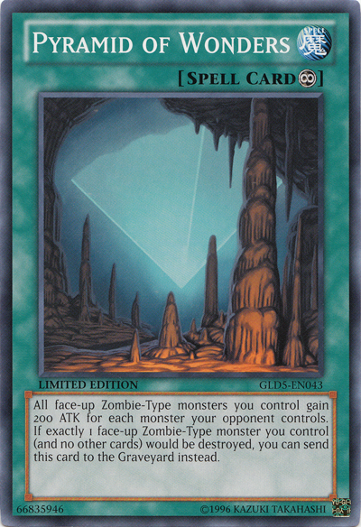 Pyramid of Wonders [GLD5-EN043] Common | Jomio and Rueliete's Cards and Comics
