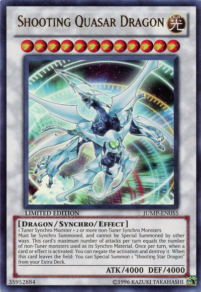 Shooting Quasar Dragon [JUMP-EN055] Ultra Rare | Jomio and Rueliete's Cards and Comics