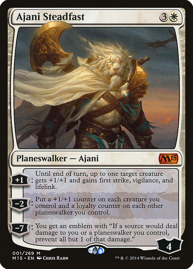 Ajani Steadfast [Magic 2015] | Jomio and Rueliete's Cards and Comics