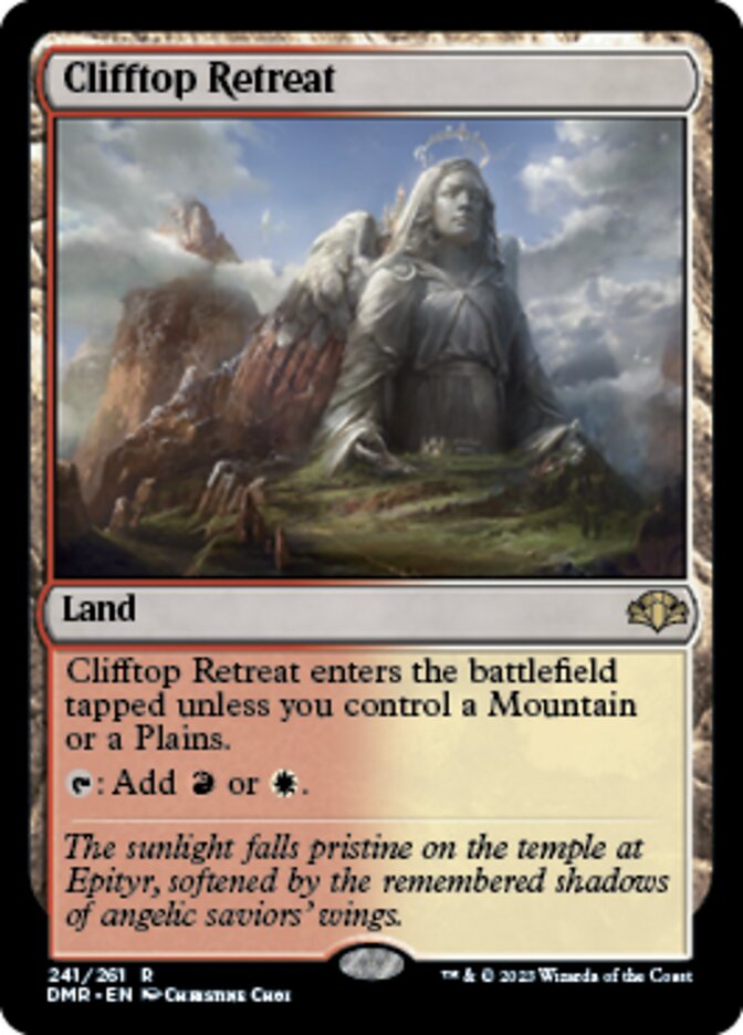 Clifftop Retreat [Dominaria Remastered] | Jomio and Rueliete's Cards and Comics