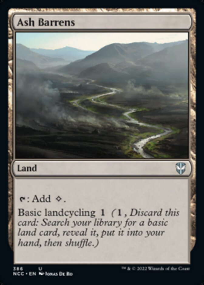 Ash Barrens [Streets of New Capenna Commander] | Jomio and Rueliete's Cards and Comics