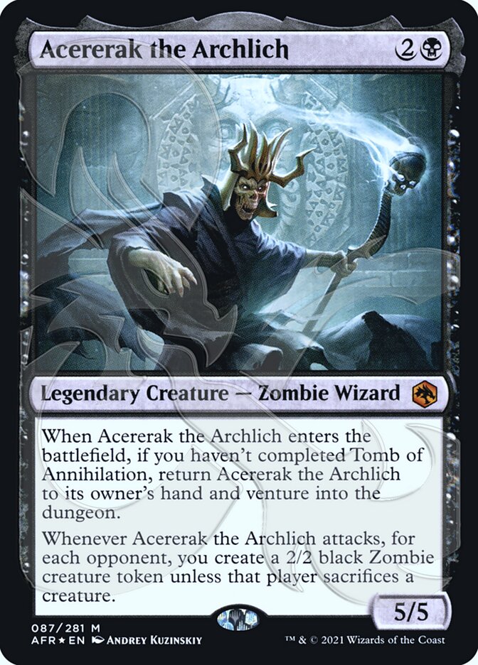 Acererak the Archlich (Ampersand Promo) [Dungeons & Dragons: Adventures in the Forgotten Realms Promos] | Jomio and Rueliete's Cards and Comics