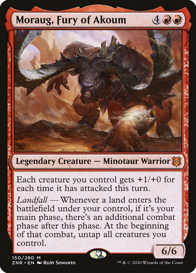 Moraug, Fury of Akoum [Zendikar Rising] | Jomio and Rueliete's Cards and Comics