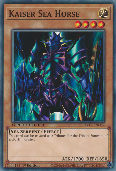 Kaiser Sea Horse [SGX2-END12] Common | Jomio and Rueliete's Cards and Comics