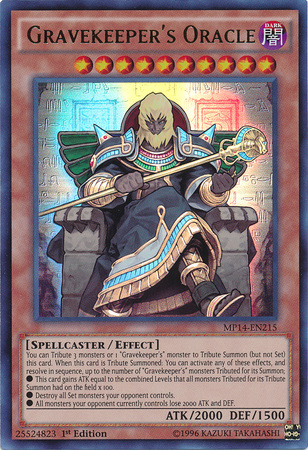 Gravekeeper's Oracle [MP14-EN215] Ultra Rare | Jomio and Rueliete's Cards and Comics