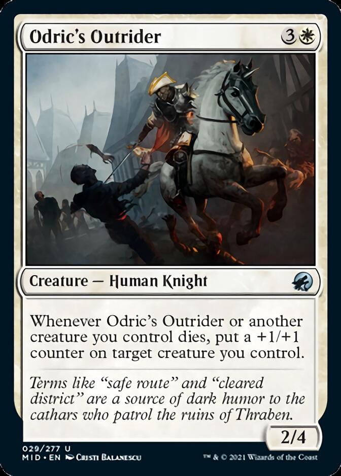 Odric's Outrider [Innistrad: Midnight Hunt] | Jomio and Rueliete's Cards and Comics