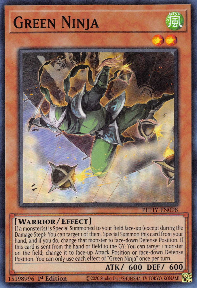 Green Ninja [PHHY-EN098] Super Rare | Jomio and Rueliete's Cards and Comics