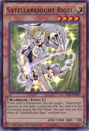Satellarknight Rigel (SE) [SECE-ENS05] Super Rare | Jomio and Rueliete's Cards and Comics
