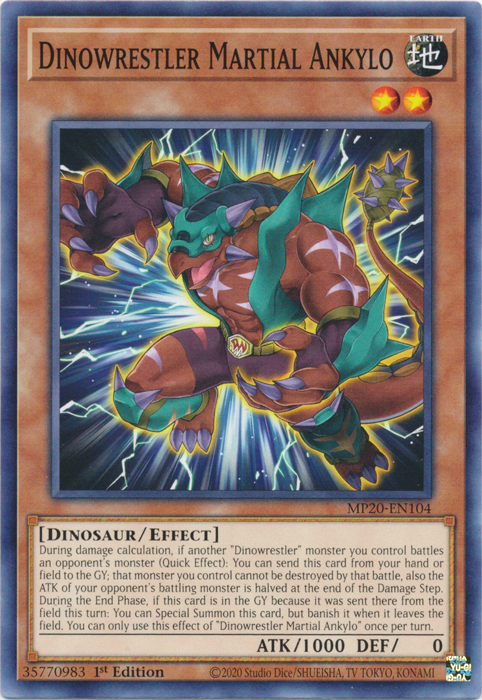 Dinowrestler Martial Ankylo [MP20-EN104] Common | Jomio and Rueliete's Cards and Comics