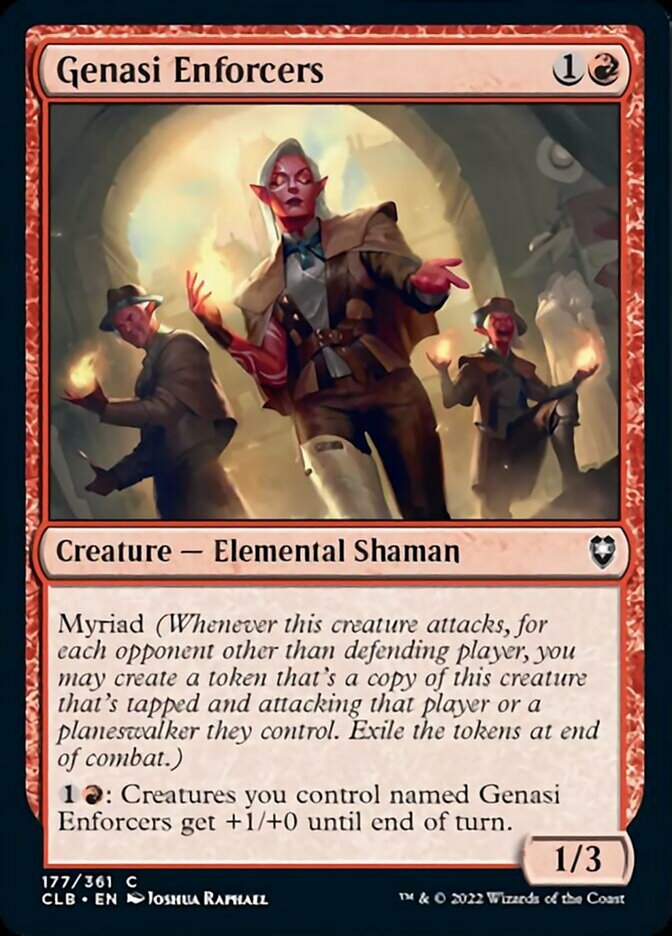 Genasi Enforcers [Commander Legends: Battle for Baldur's Gate] | Jomio and Rueliete's Cards and Comics