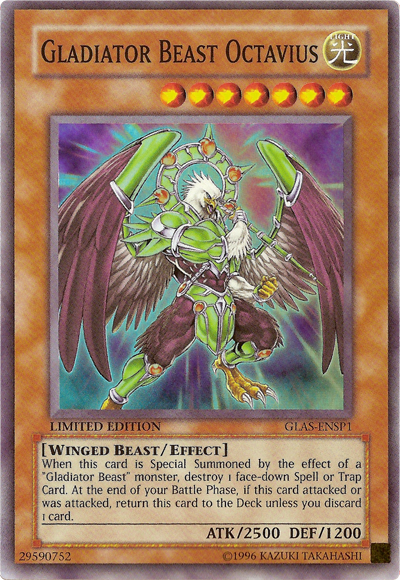Gladiator Beast Octavius [GLAS-ENSP1] Super Rare | Jomio and Rueliete's Cards and Comics