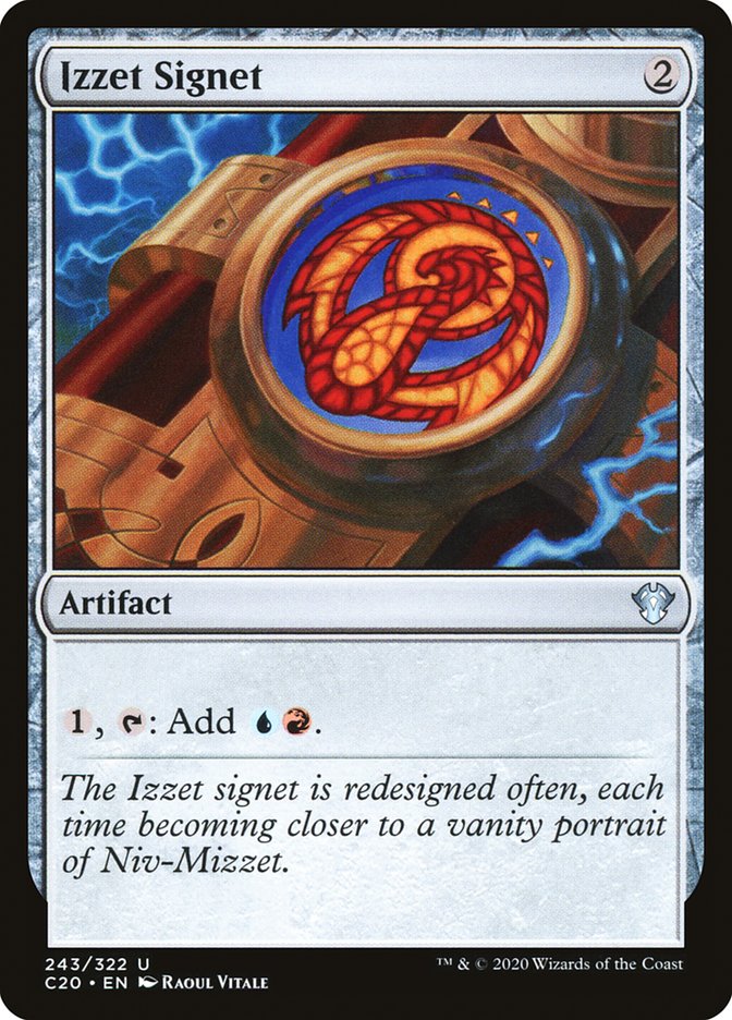 Izzet Signet [Commander 2020] | Jomio and Rueliete's Cards and Comics