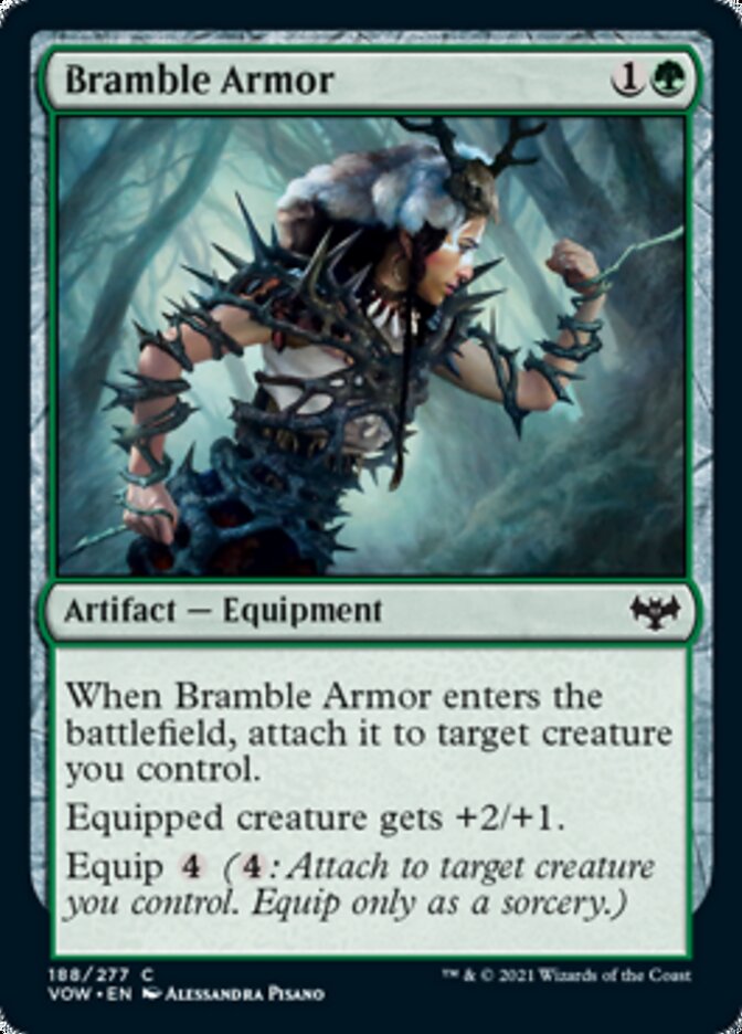 Bramble Armor [Innistrad: Crimson Vow] | Jomio and Rueliete's Cards and Comics